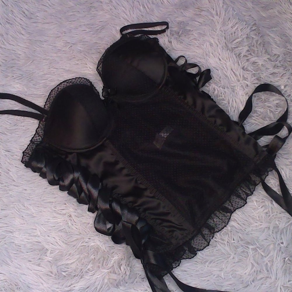 black corset top